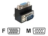 DELOCK Adapter VGA-Stecker/Buchse gewinkelt