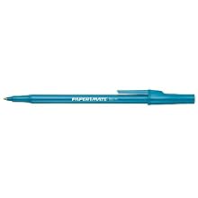 Paper Mate Write Bros. Stick Medium Point Ballpoint Pens, 12 Blue Ink Pens (3311131)