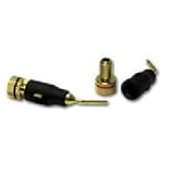 CABLES TO GO 45ANDDEG 8 AWG SCREW-ON SPEAKER CABLE PIN 4PK Two-Way Cable Entrance For Quick