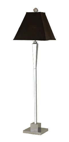 Candice Olson Lighting Margo Floor Lamp, Chrome/Chocolate
