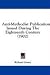 Books : Anti-Methodist Publications Issued During The Eighteenth Century (1902)