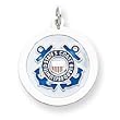 Sterling Silver US Coast Guard Disc