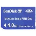 Sandisk SDMSPD-4096-A10 Memory Stick Pro (Retail Package)