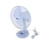 White 12" 3 Speed Oscillating Desk top Fan with ad&hellip by 12 Inch Oscillating Desk Fan