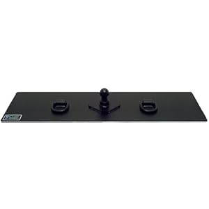 Curt Manufacturing 65500 Flat Hitch Plate 13 In X 48 In W/2 1/2 In Welded D-Rings