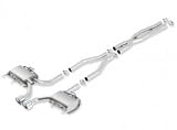 Borla 140433 Stainless Steel Cat-Back Exhaust System with X-Pipe for CTS-V Coupe 6.2L AT/MT RWD