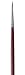 da Vinci Oil & Acrylic Series 1610 Oil Paint Brush, Round Kolinsky Red Sable, Size 4 (1610-04)