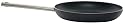 Alessi Mami Long Handled Frying Pan, Black, Non-Stick, 20 cm (SG110/20 B)