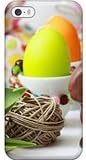 DZOusuF8304TlKPh Catherine Thomas Chocolate Bunny Eggs Tulips Candles Table White Brown Red Green Yellow Holiday Easter Feeling Iphone 5/5s On Your Style Birthday Gift Cover Case