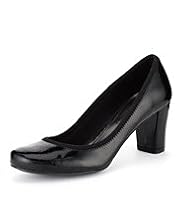 Footglove™ Fashion Freshfeet™ Leather Court Shoes with Insolia® & Silver Technology
