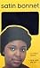 Sleeping Cap, Black, Satin Fabric, Urban Essence, Breathable and Comfortable Material, Elastic Band, Large Size 20