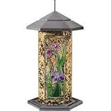 Opus Inc Tiffany Style Iris Bird Feeder by OPUS