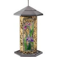 Opus Inc Tiffany Style Iris Bird Feeder