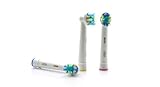 Picture EB25-3 Floss Action Compatible Replacement Electric Toothbrush Heads for Braun Oral-B 3-piece pack ***GENERIC***