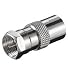 Produkt-Bild: F-Stecker auf Koaxkupplung 9,5mm  10 St&uuml;ck