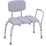 Padded Transfer Bench with Back