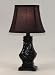 Small Black Rectangular Accent Table Lamp