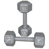 15 lb. Hex Dumbbells (Pair)