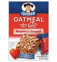Quaker Oatmeal to Go Breakfast Bar, Raspberry Streusel flavor (3-Box Value-Pack)