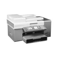 Lexmark X9350 Wireless Office Business Edition - Multifunction ( colour ) - ink-jet - copying (up to): 27 ppm (mono) / 26 ppm (colour) - printing (up to): 32 ppm (mono) / 27 ppm (colour) - 150 sheets - 33.6 Kbps - Hi-Speed USB, 10/100 Base-TX, 802.11b, 802.11g