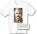 Albert Einstein EINSTEIN WITH PIPE Adult White T-shirt Tee Shirt