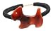 dogs11  - France Luxe Scotty Dog Ponytail Holder Tortoise