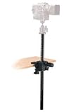 Manfrotto 131TC Adjustable Geared Column With A Clamp That Can Be Attached To A Surface From 18-38mm Thick, Adjsutable Column Height Range 5-66cm