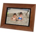 Smartparts SP104MW 10.4'-Inch LCD Digital Walnut Wood Picture Frame