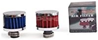 1PC Universal small super power flow air filter 51*51*40 modified air intake filter for cars (NECK:about11mm)