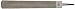 PFERD Hand File for Aluminum, American Pattern, Single Cut, Half-Round, #0 Coarseness, 10