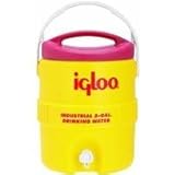 400 Series Coolers - 2 gal yellow/redplastic ind