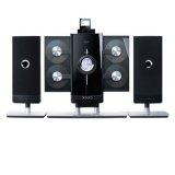 iLuv 4-CD Hi-Fi Audio System with iPod Docking Station - JWin I9200-BLK