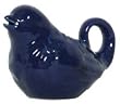 Stoneware Pottery Blue Bird Creamer 3.5"H, 5oz Set / 2