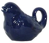 Stoneware Pottery Blue Bird Creamer 3.5"H, 5oz Set / 2