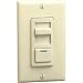 Leviton IPI06-1LZ 600W 120 VAC LED Locator Single-Pole and 3-Way IllumaTech Preset Electro-Mechanical Incandescent Slide Dimmer, White