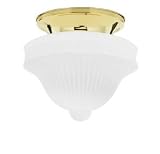 NULCO - 1250-02 - POLISHED BRASS TRIBECA 10.5 FLUSH MOUNT 