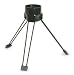 Westward 1AGT4 Tripod Stand, Flashlight Accessory, Black