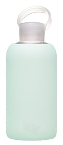 bkr® bottle : bubbly glass water bottle + soft silicone sleeve (Chip)