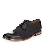 Autograph Canvas Mix Derby Shoes