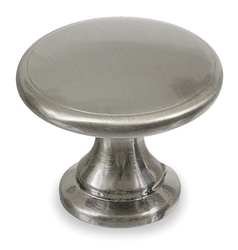 Battalion 1WAJ5 Round Cabinet Knob, Steel, 1 3/4 In L