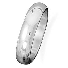 5mm Stainless Steel Band - Size 5: West Coast Jewelry: Jewelry