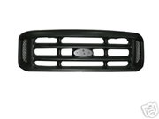 Argent Black Grille Grill 99-04 Ford Superduty Super Duty Pickup Truck F250 F350 99 00 01 02 03 04 1999 2000 2001 2002 2003 2004 Pickups Trucks Paintable