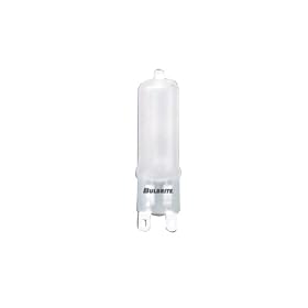 Bulbrite Q40G9FR t 120-Volt Halogen JC Type Line Voltage G9 Flat Pin Bulb, Frosted,...