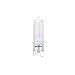 Bulbrite Q60G9FR 120-Volt Halogen JC Type Line Voltage G9 Flat Pin Bulb, Frosted, 60-Watt