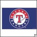 3 x 5 Feet Texas Rangers Nylon - indoor MLB Flag Made in US.