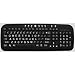 Ezsee Low Vision Keyboard Large White Print Black Keys By Ergoguys