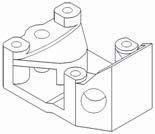 Image of New Drawbar Bracket A59603 Fits CA 1070, 1175, 770, 870