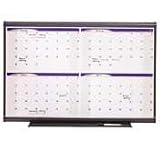 Quartet 4MCP23 Quartet Prestige Total Erase Monthly Calendar, 36 x 24, Gray Frame