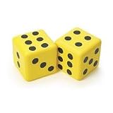 Champion Sports 3 Inch Coated Foam Dice
