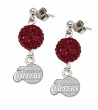 Los Angeles Clippers Ovation Crystal Earrings